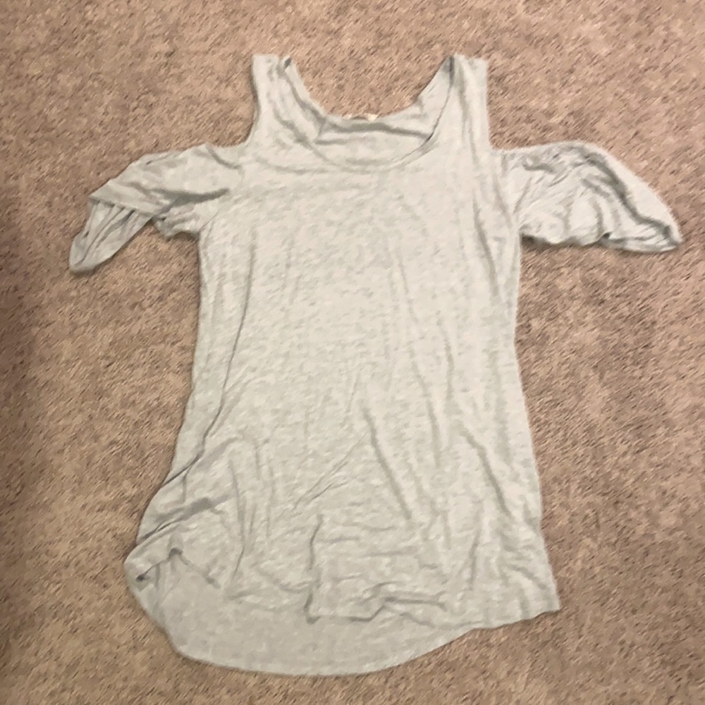 Cold shoulder tunic